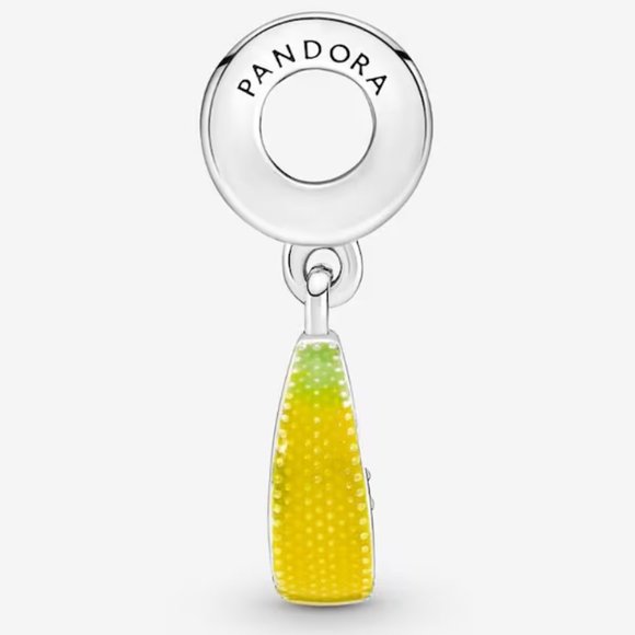 Pandora Lemon Slice Sparkling Fruit Dangle Charm - Picture 5 of 5